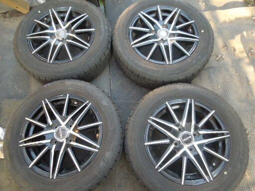 175/65R14　2023年　ブリジストン　アルミホイールつき　4本　フィットに使用