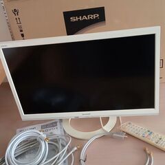 SHARP AQUOS 22型 LC-22K30-W(白) 動作確認済み 早い者勝ちの画像