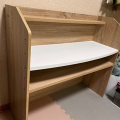 美品　ニトリ　棚にもなるキッズデスクの画像
