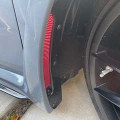 【受付終了】キタコ KITACO アルミメッシュシート 赤 シビックタイプR FL5 フェンダーダクトに使用の画像