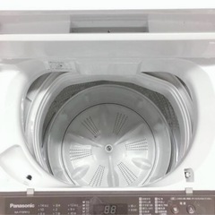 (送料無料) 2021年 極美品 7kg 洗濯機 PANASONIC 「槽カビ予防」コース 布団洗濯可 の画像