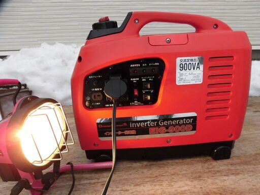 送料無料・・・インバーター発電機 EIG-900D
