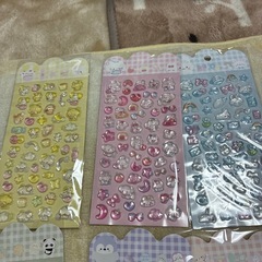 ぷくぷく動物シール６枚セットの画像