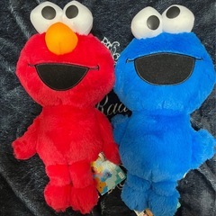 セサミストリート ぬいぐるみ 2個セットの画像