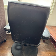 レザーソファ　チェア　1人用　ゲーミングチェア　背もたれ可動式　の画像