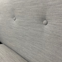 【大幅お値下げ！】　2024年入手で短期間使用の美品　フランフラン　2人掛けソファ　グレー　　クッションオットマン機能　　組み替え自由の画像