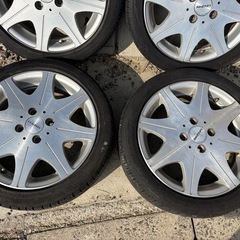 お取り引き中　LEGZAS レグザス アルミホイール 165/50R15 軽トラ 軽バン インチアップ TOYO KUMHO バリ溝 15インチ 5J +45 4H PCD100 の画像