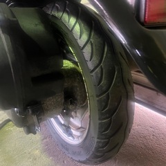 【売約済】実働 BT新品 バリ溝スズキ CA41A レッツ4パレット 4スト原付 インジェクション スクーター オレンジの画像