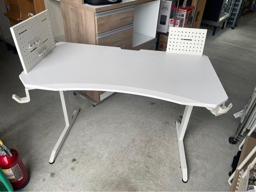 NITORI　ニトリ　ゲーミングデスク　GM002 118 WH　デスクワーク　机　ゲーム　作業　仕事　ホワイト　W1180×D630×H720　中古　③