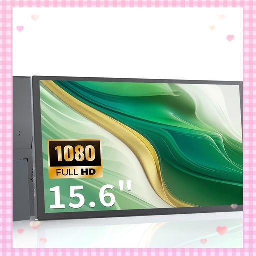 モバイルモニター 15.6インチ Vimonic モバイルディスプレイ100%広色域 VAパネル FHD1080P 持ち運び サブモニター 自立型 標準VESA MiniHDMI/USB TypeCポート 軽量 ノングレア ノートpc/Mac/Swi-t-ch対応 リモートワーク