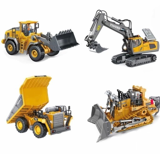 【2026年 最新 新品】 定価1.5万ラジコン建設車両セット ショベルカー ダンプ ブルドーザー 重機RC