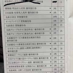 優待割引券の画像