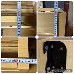 ★直接引き取り優先★　キッズにも◎ すのこシングルベッド ナチュラル 木製フレーム の画像