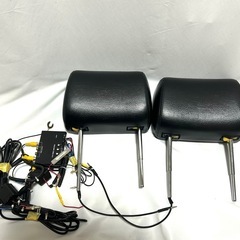 ZAIN ヘッドレストモニター２個＋分配器の画像