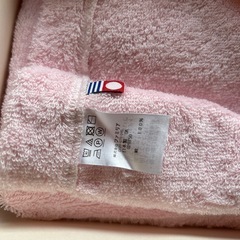 familiar ポンチョ型バスタオル フード付き ピンクの画像