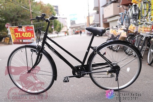 新車　ママチャリギア付き　ブラック