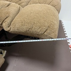 手動リクライニング1人用ソファの画像