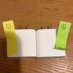 Apple 純正　20W USB-C充電器2つの画像