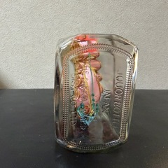 【レトロ】ニッカウヰスキー ボトルシップ（ピンクの帆）インテリア雑貨の画像