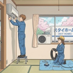 エアコン1台の取り外し＋取り付け作業をお願いできる方を探し…
