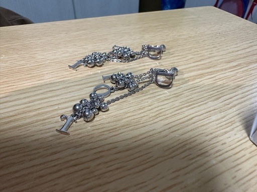 Dior ディオール イヤリング 指輪 セット Dロゴ 正規品 シルバー