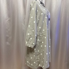新品未使用品　ベルメゾン　ドット柄　割烹着　の画像