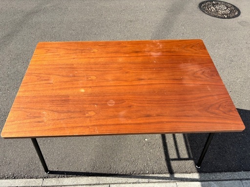 【人気モデル】ニトリ ダイニングテーブル 120×75 木目調 食卓テーブル