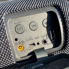 【中古】SONY BluetoothスピーカーXB41 ブラック　専用ケース付の画像