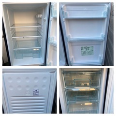 【分解洗浄済】【23区近隣配送設置無料 】 I480 IRIS OHYAMA 2021年製 162L 冷蔵庫 シルバー  の画像