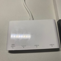 エレコム USB Type-C ハブ PD対応 (充電しながら高速データ転送) ホワイトの画像