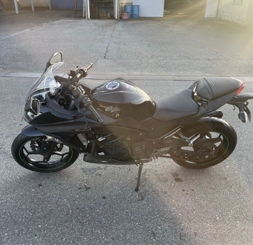 Kawasaki Ninja 300｜EX300A｜実走行2.6万km｜エンジン始動OK・走行可能｜外装割れあり