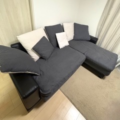 【ニトリ】L字カウチソファ🌿‬ キングダムソファ 配送可の画像