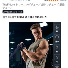 TheFitLife エクストラヘビートレーニングチューブの画像