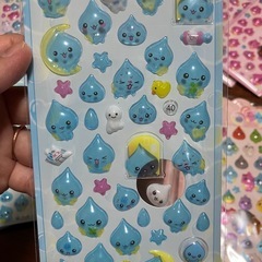 🩷しずくちゃん️🩵∗*ﾟぷくぷくシール🩷の画像