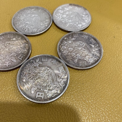 東京オリンピック1000円銀貨　5枚セット