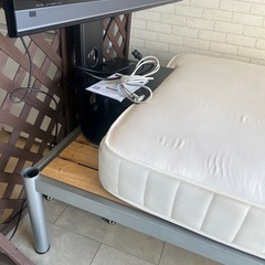 シングルパイプベッド &　マットレス(2月末まで) の画像