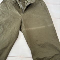 カーキ　カーゴパンツ　メンズの画像