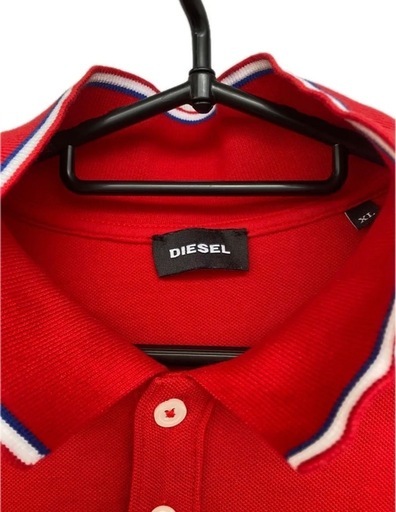 DIESEL 赤いポロシャツ