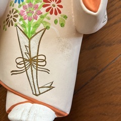 人形と鯉の置物　汚れかなり有りの画像