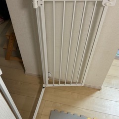 安全柵 キッズ 子供 ペット 拡張パネル付きの画像