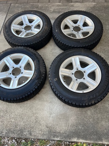 ジムニーアルミホイル付きスタッドレスタイヤセット
