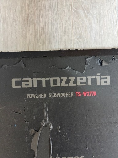 Pioneer carrozzeria TS-WX77A ウーファー