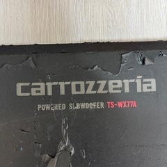 Pioneer carrozzeria TS-WX77A ウーファーの画像