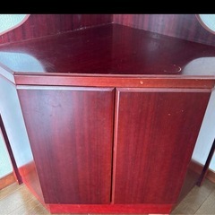 キャビネットコーナー棚の画像