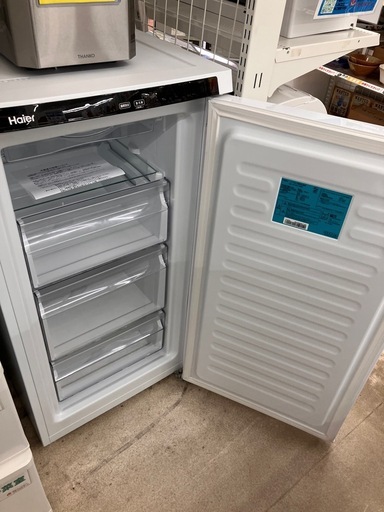 ?Haier ハイアール??102L冷凍庫?2022年製?前開き扉?引き出し仕様?jF-NU102C?7993
