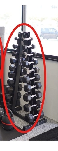 ダンベル1〜10kg+ダンベルラックセット