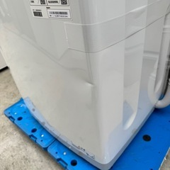 🉐220⭐️2025年製美品★アクア　洗濯機　7KG ガラストップ　一人暮らしの画像