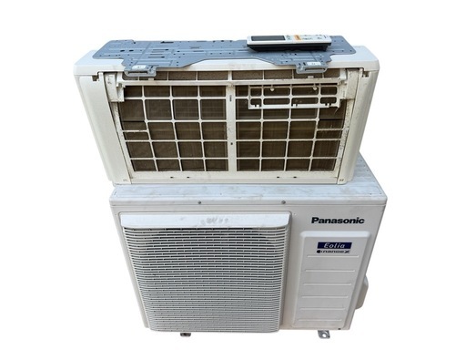 ポンプダウン済み パナソニック Panasonic エオリア おもに14畳用 11畳～17畳 4.0kW ナノイーX 空気清浄 暖房 CS-XS401D2-W 2020年製