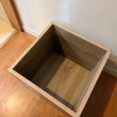 木製　収納ボックスの画像