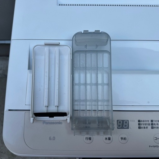 ?225⭐️2024年製美品★パナソニック　洗濯機　6KG 一人暮らし　最新モデル